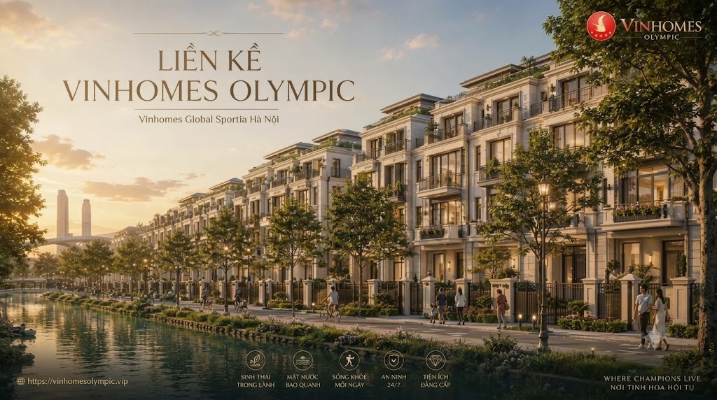 Phối cảnh liền kề Vinhomes Olympic / Vinhomes Global Sportia