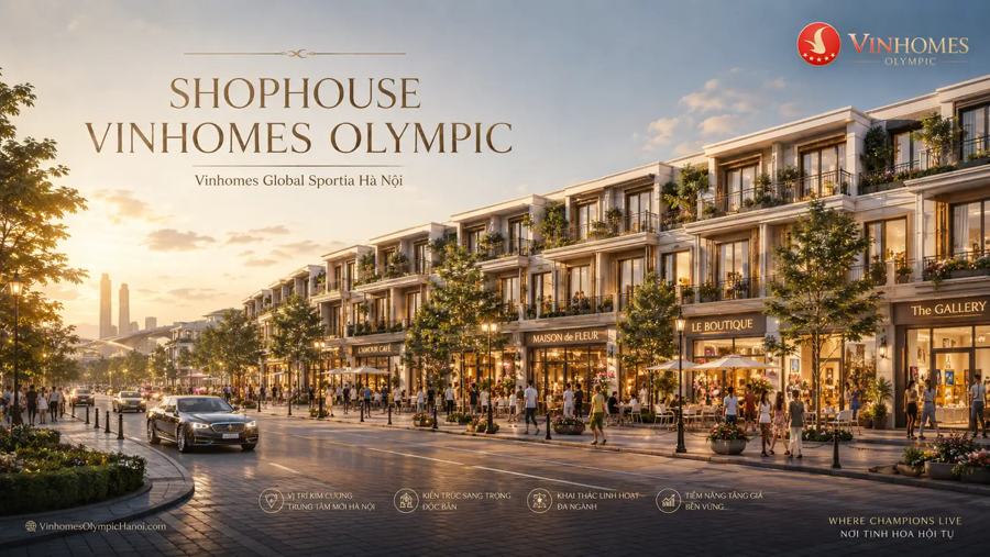 Shophouse Vinhomes Olympic